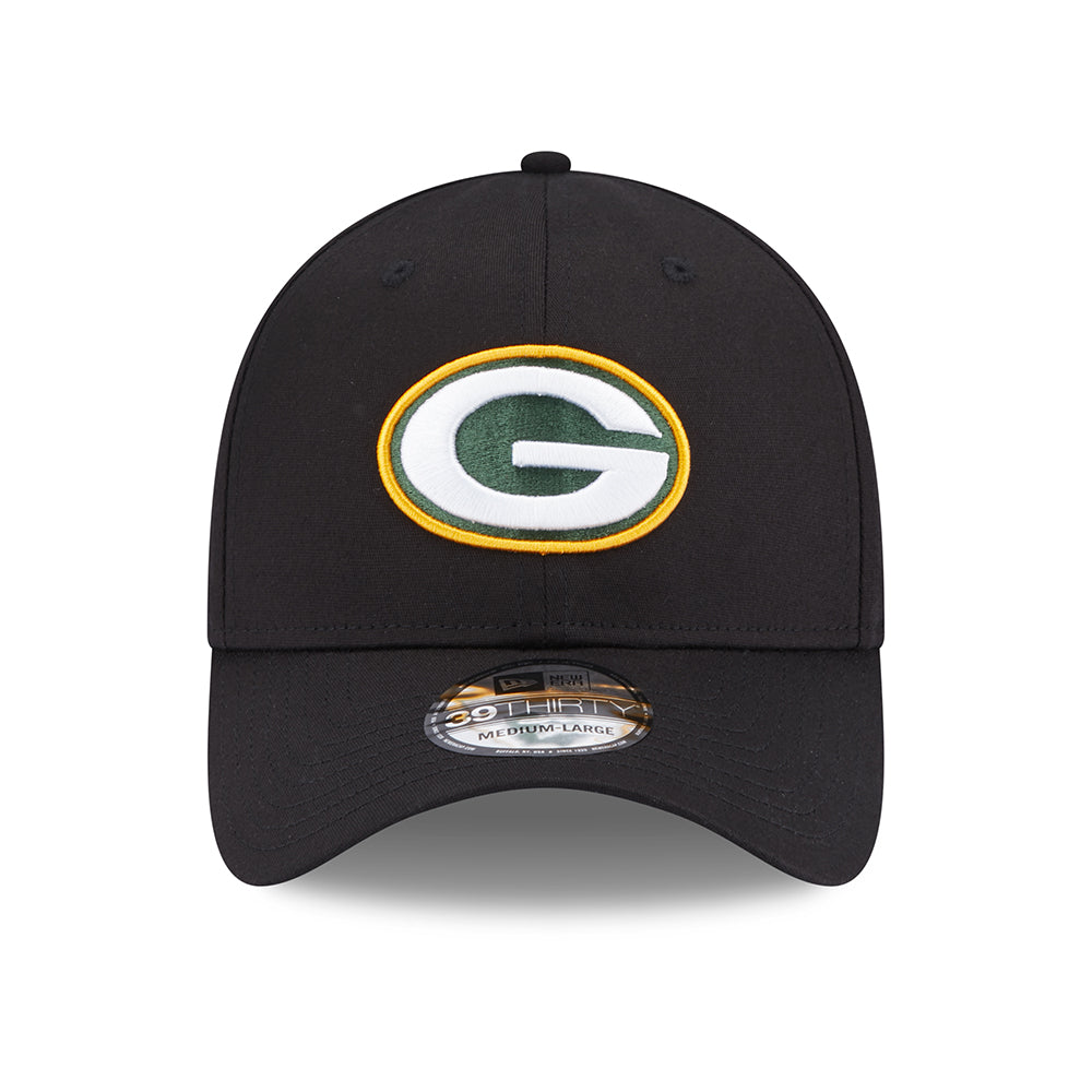 Gorra de béisbol 39THIRTY NFL Comfort Green Bay Packers de New Era - Negro