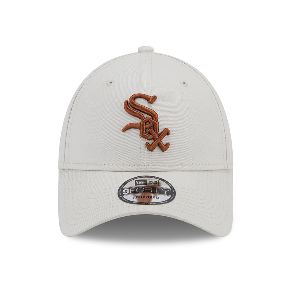 Gorra de béisbol 9FORTY MLB League Essential Chicago White Sox de New Era - Piedra-Caramelo