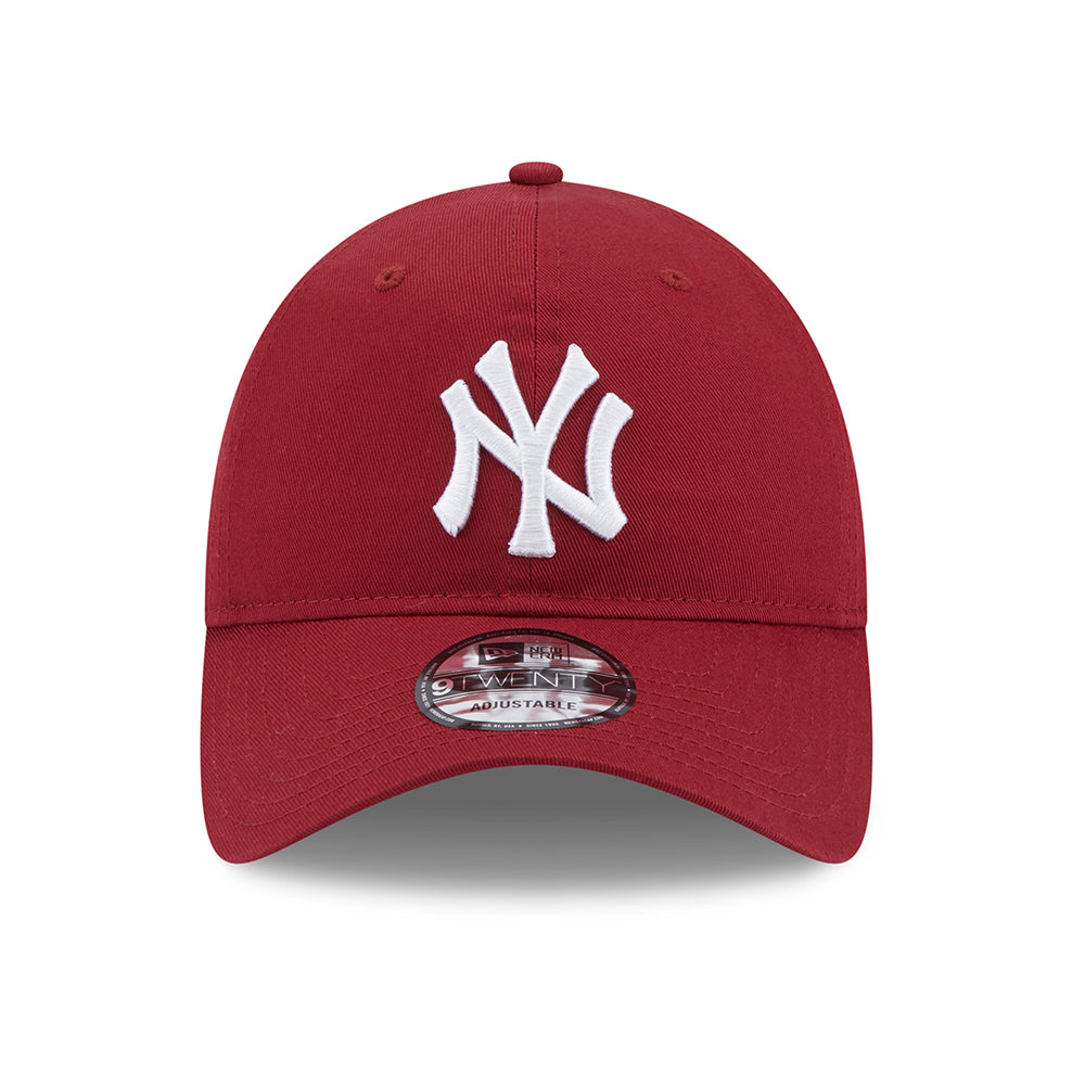 Gorra de béisbol 9TWENTY MLB League Casual de los New York Yankees de New Era - Cardenal-Blanco