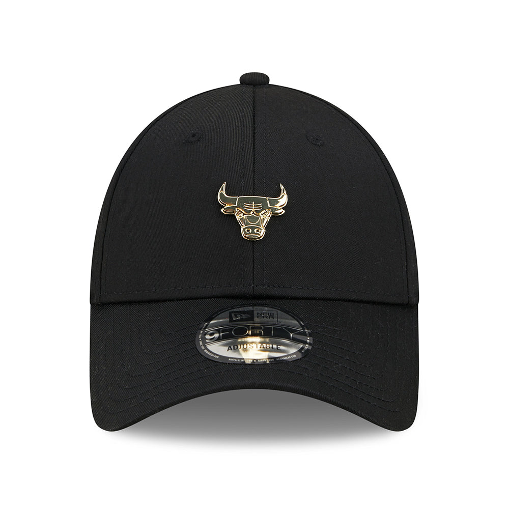 Gorra de béisbol 9FORTY NBA Pin Chicago Bulls de New Era - Negro