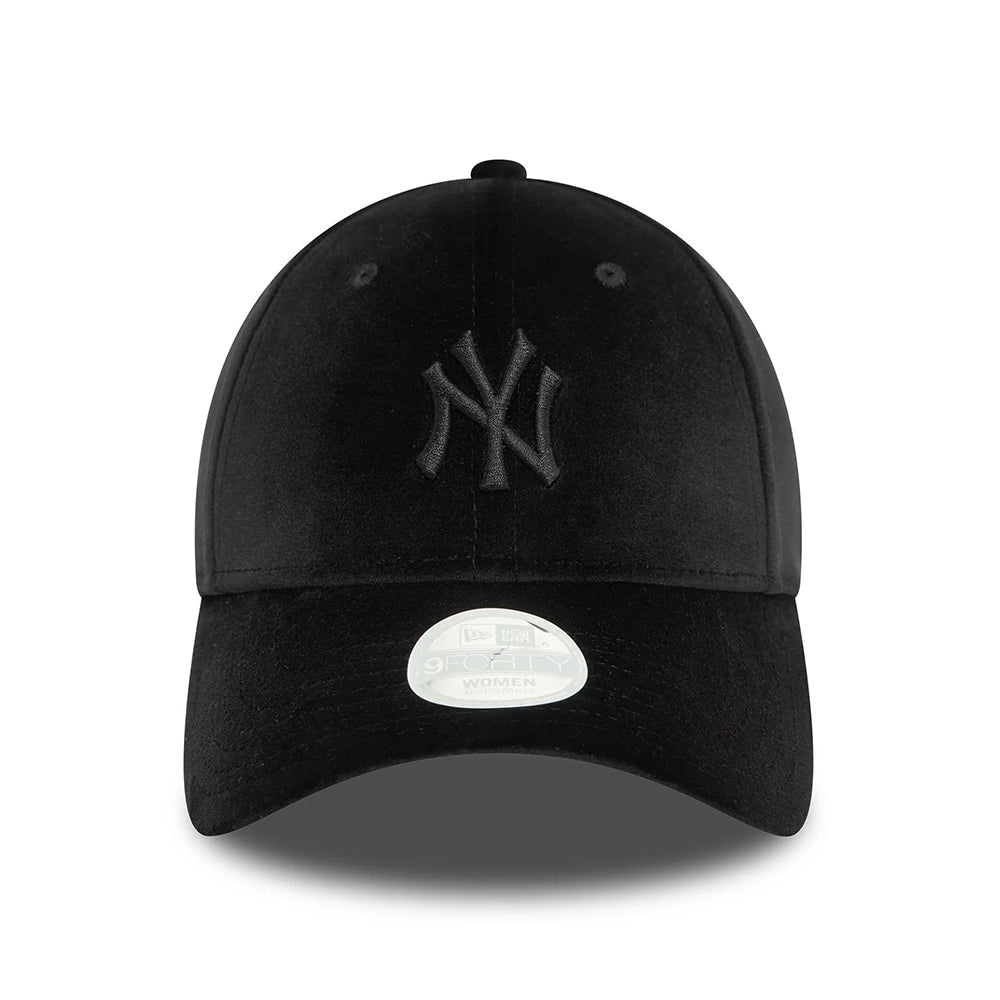 Gorra de béisbol 9FORTY MLB Velour New York Yankees de New Era - Negro