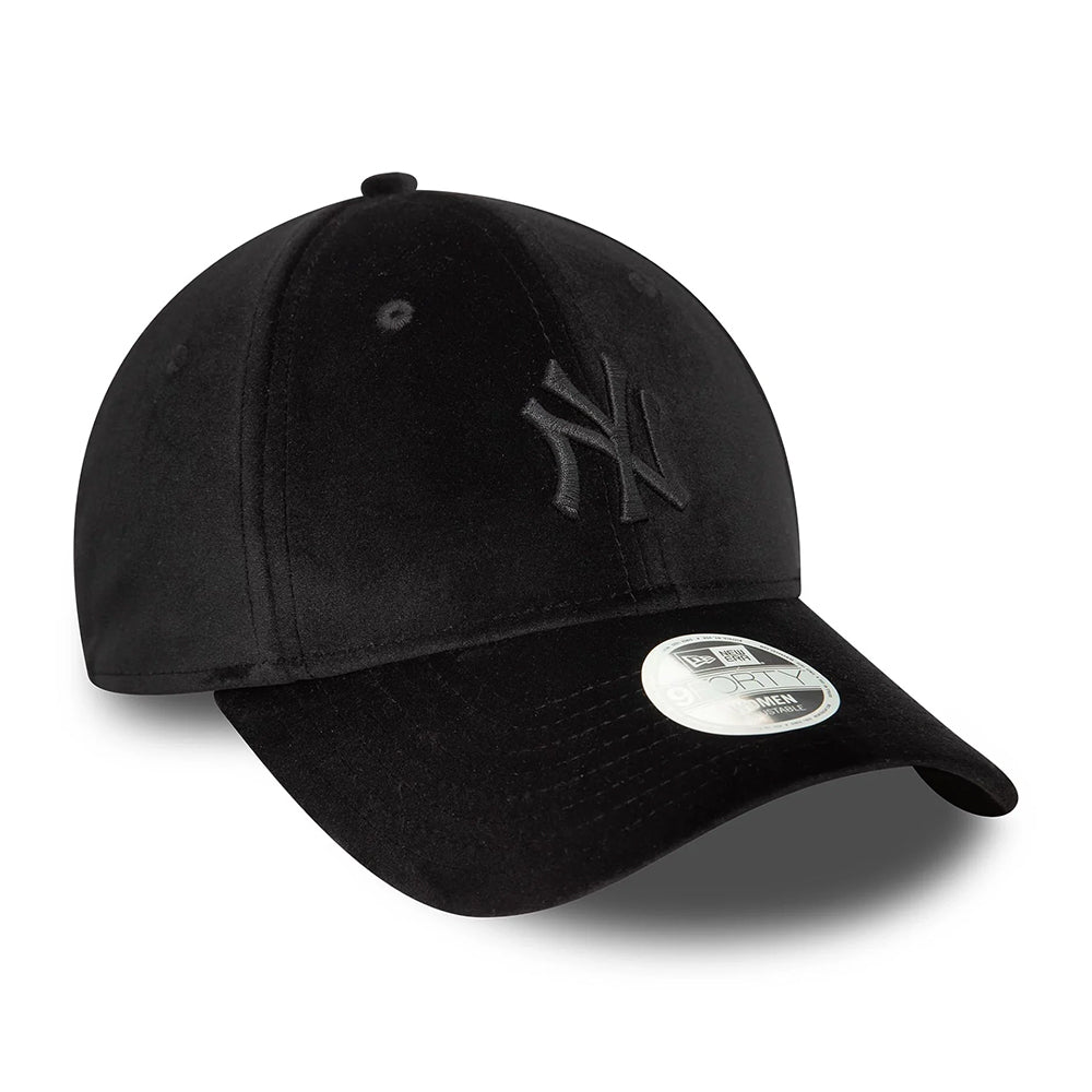 Gorra de béisbol 9FORTY MLB Velour New York Yankees de New Era - Negro