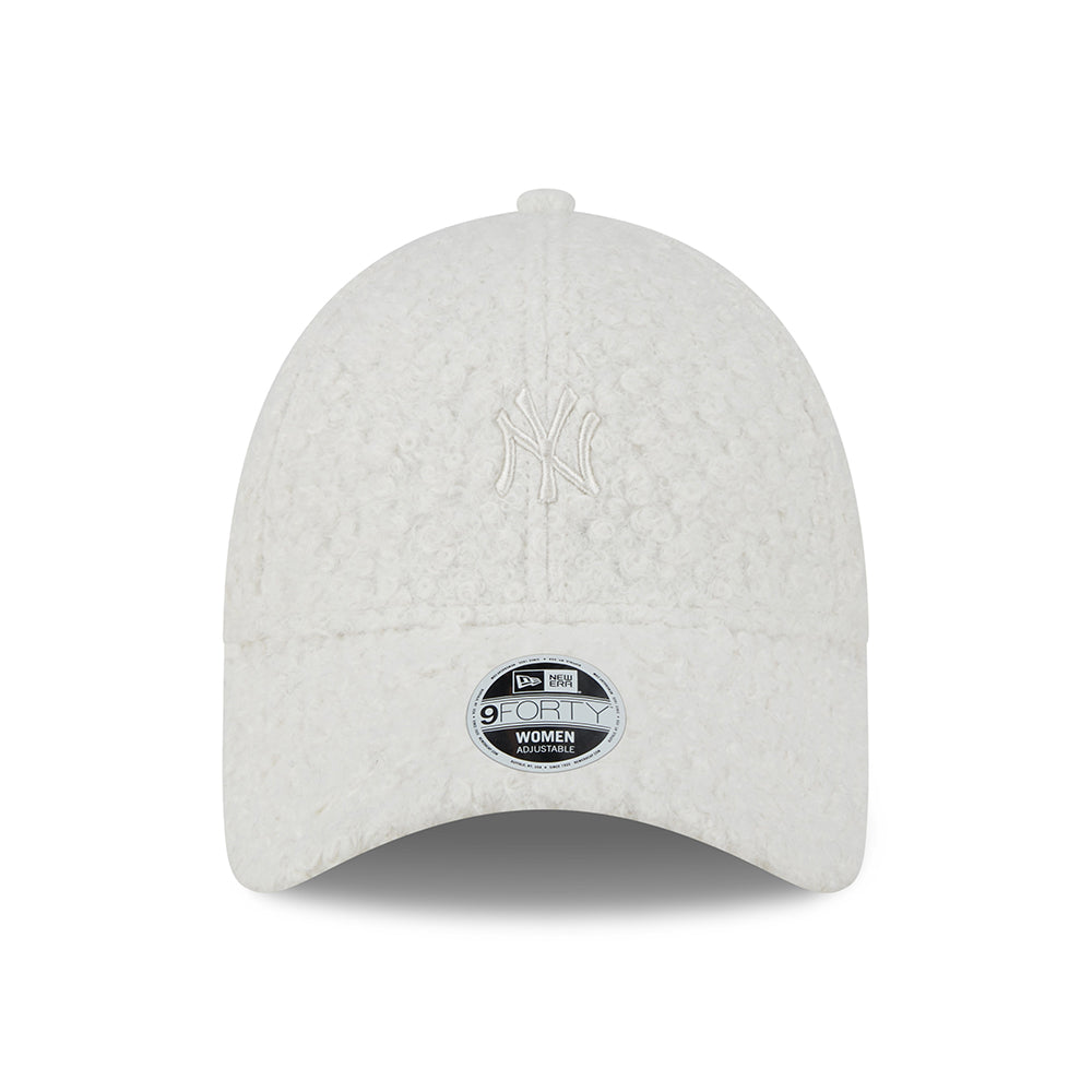 Gorra de béisbol mujeres 9FORTY MLB Hypertexture NY Yankees de New Era - Blanco Roto