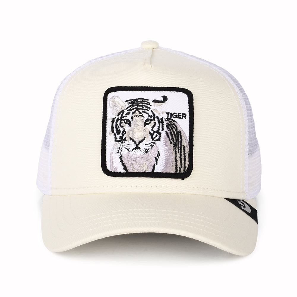 Gorra Trucker White Tiger de Goorin Bros. - Blanco