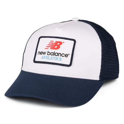 Gorra Trucker Lifestyle Athletics Graphic de New Balance - Blanco-Azul Marino