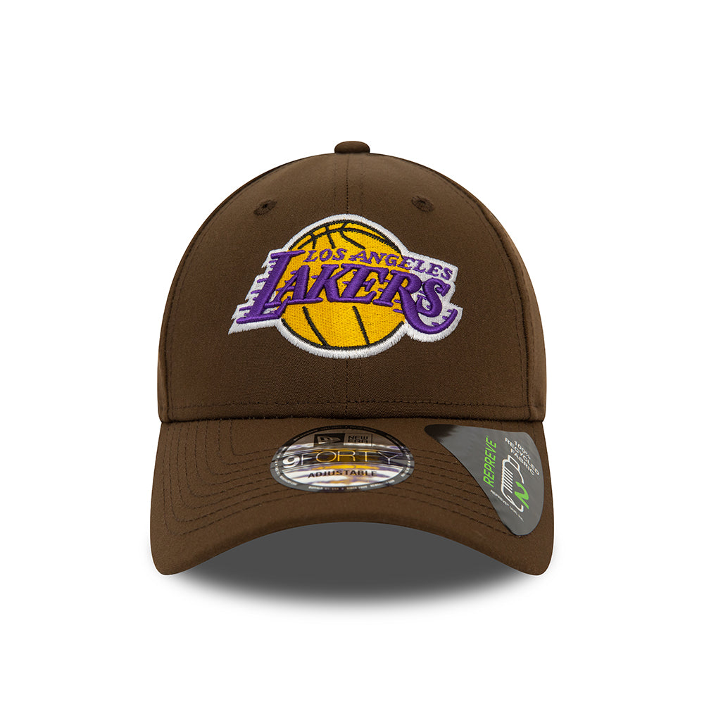 Gorra de béisbol 9FORTY NBA Repreve L.A. Lakers de New Era - Marrón