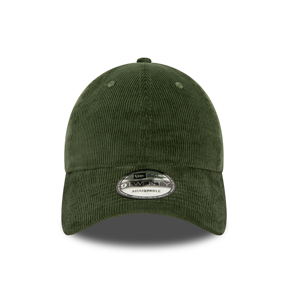 Gorra de béisbol 9TWENTY NE Cord de New Era - Verde Oscuro