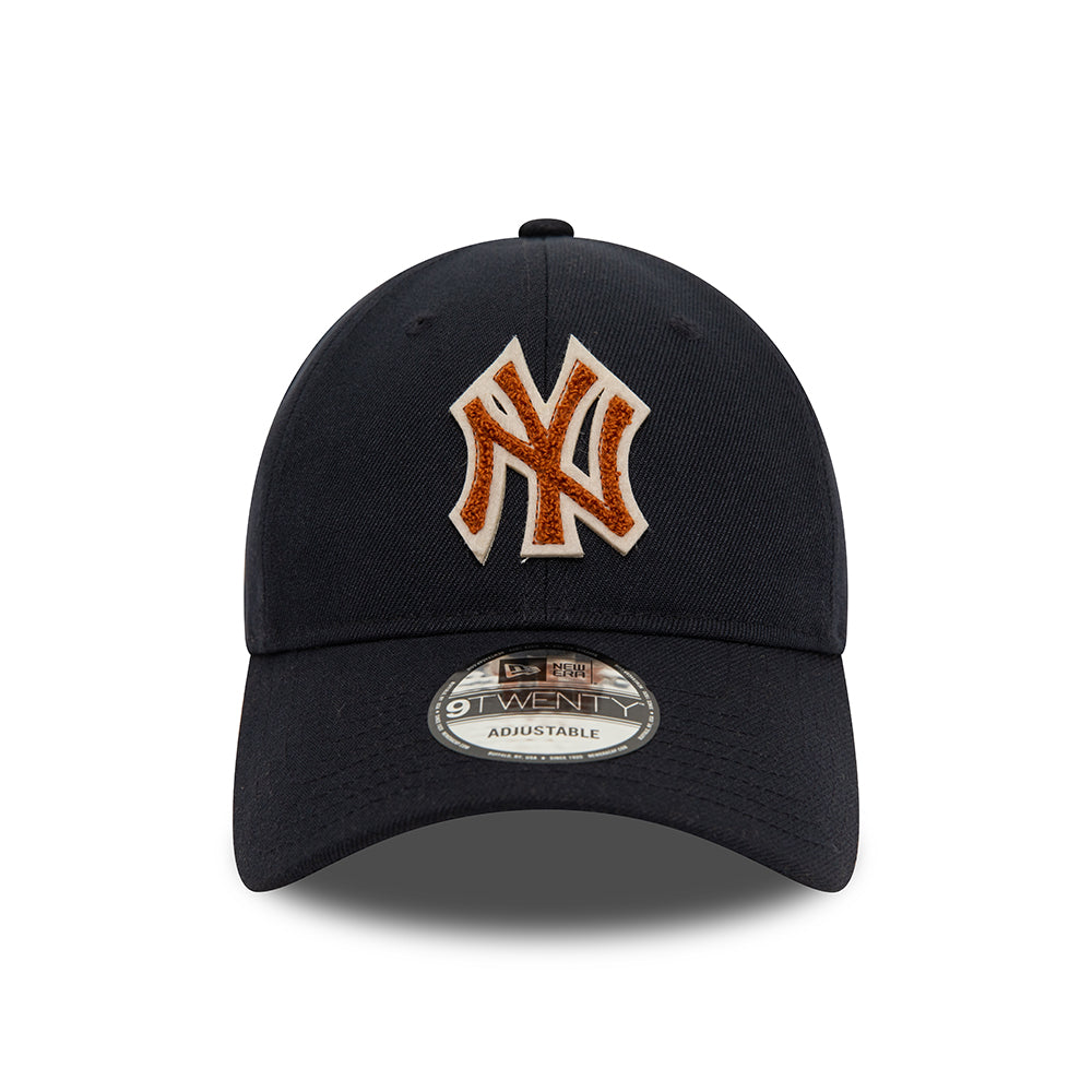 Gorra de béisbol 9TWENTY MLB Boucle New York Yankees de New Era - Azul Marino-Marrón