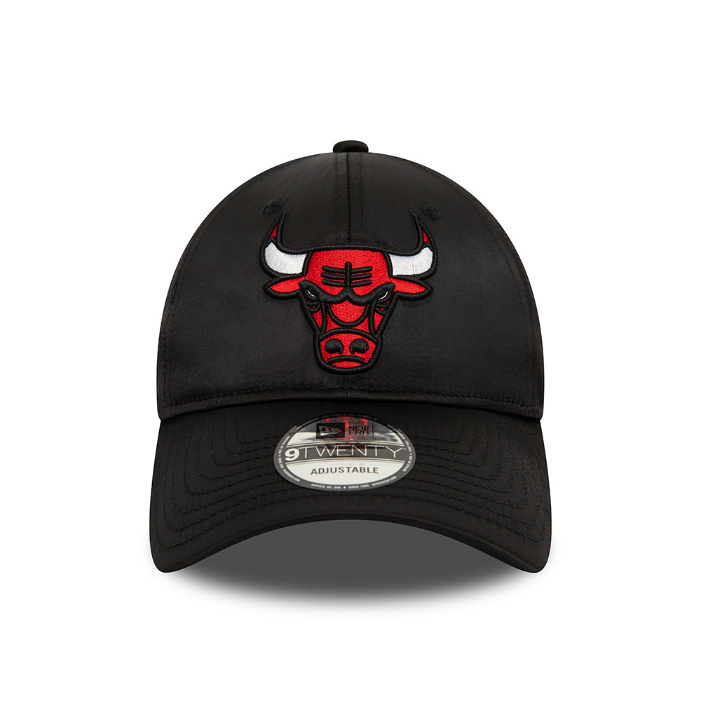 Gorra de béisbol 9TWENTY NBA Satin Chicago Bulls de New Era - Negro