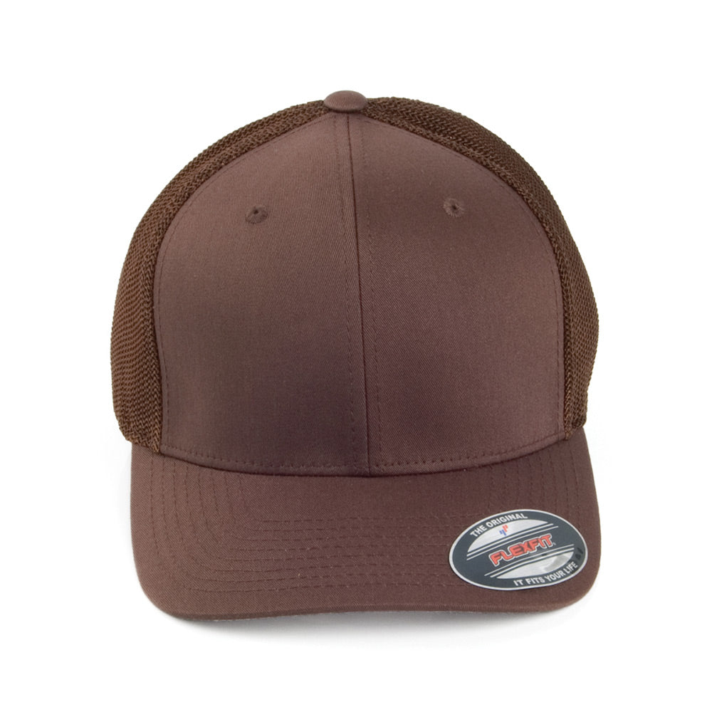 Gorra Trucker Tonal de FlexFit - Marrón