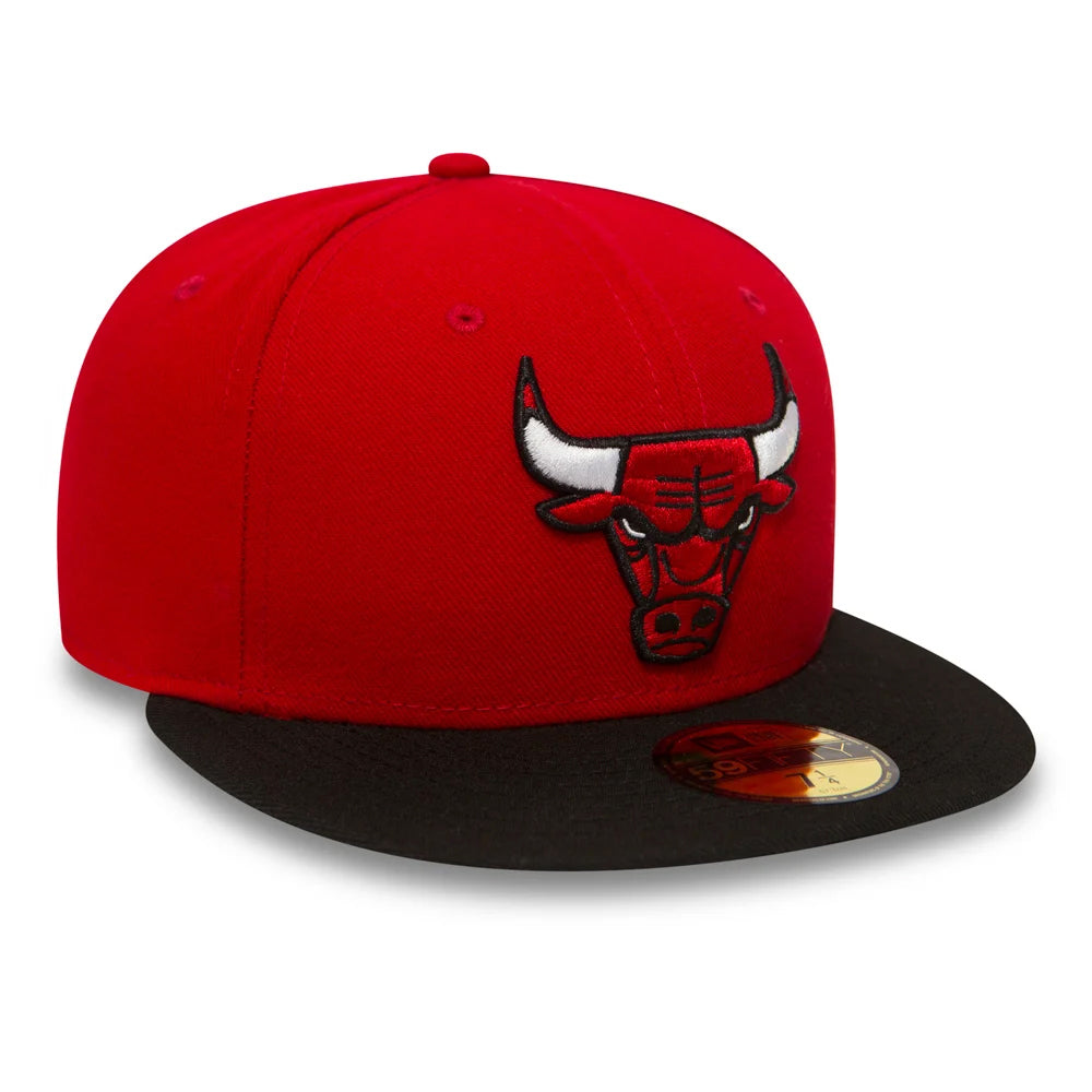 Gorra de béisbol 59FIFTY NBA Essential Chicago Bulls de New Era - Rojo-Negro