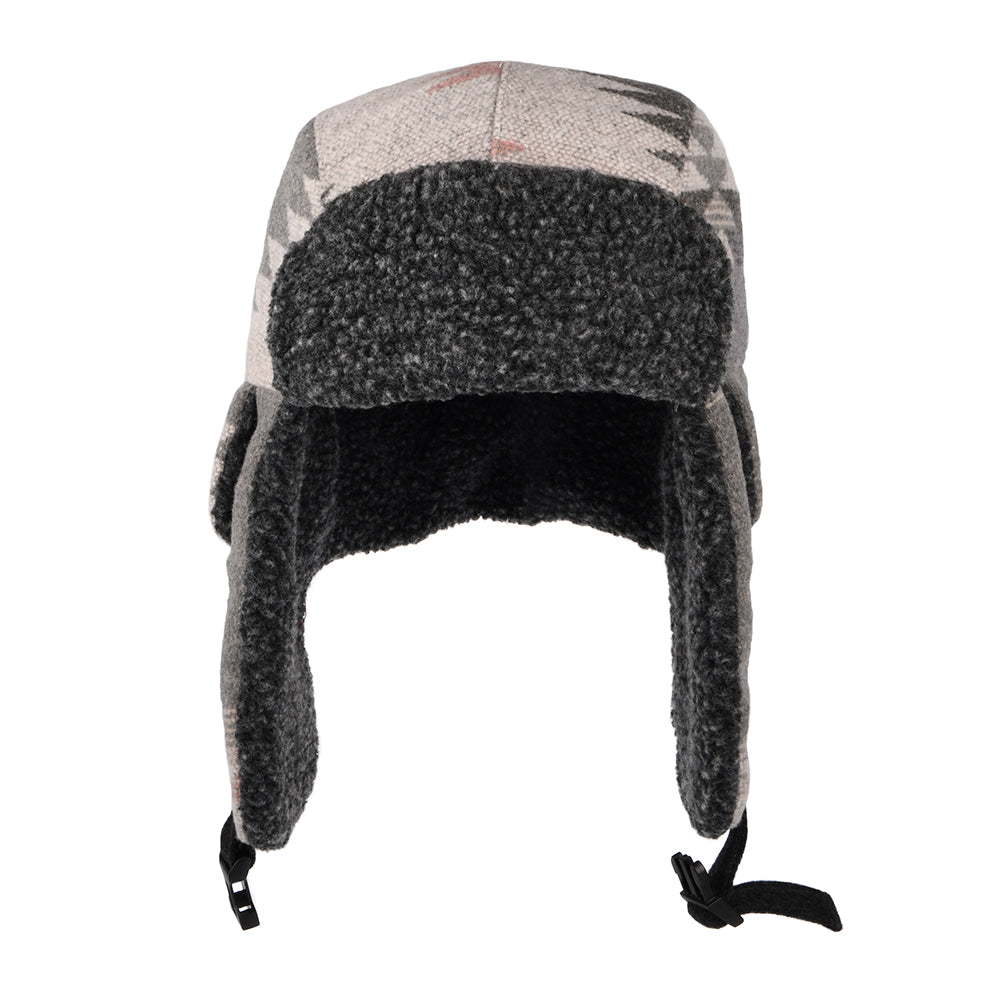 Gorro Aviador Shauna estampado azteca de Scala - Gris Multi