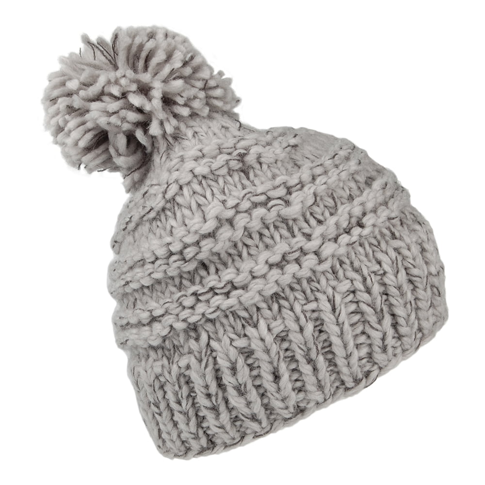 Gorro con pompón Jasmin de Barts - Gris