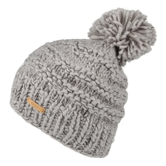 Gorro con pompón Jasmin de Barts - Gris