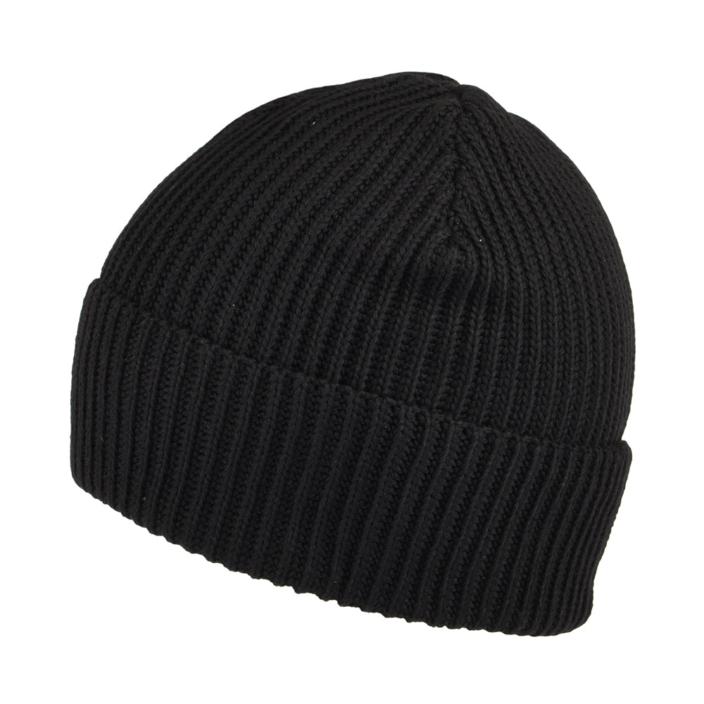 Gorro Beanie Fishermans con vuelta de Patagonia - Negro