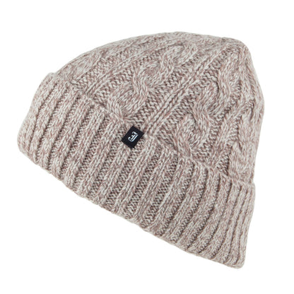 Gorro tejido de mezcla de lana de Jaxon & James - Beige