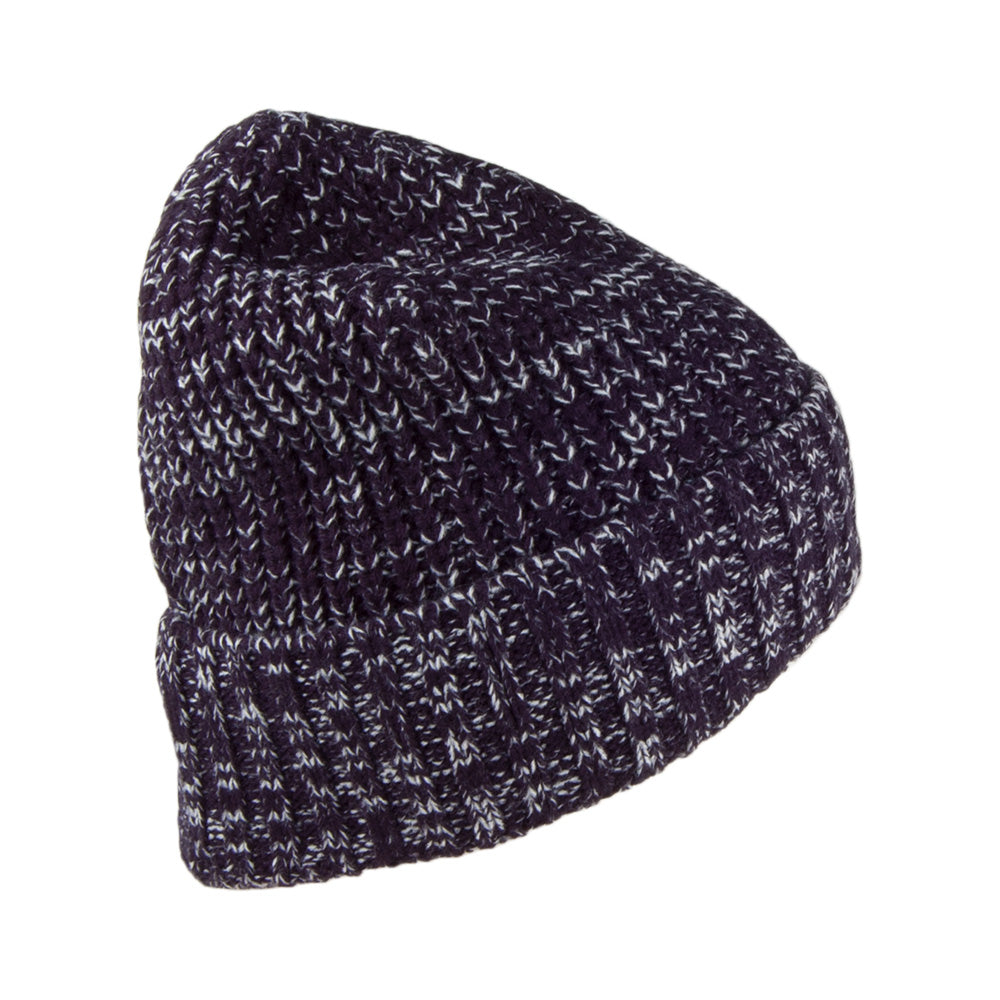 Gorro Beanie Stockholm con vuelta de Superdry - Azul Marino