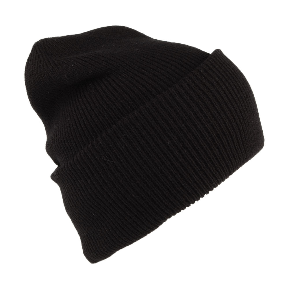 Gorro Beanie Haveno Borde con vuelta grande de Barts - Negro