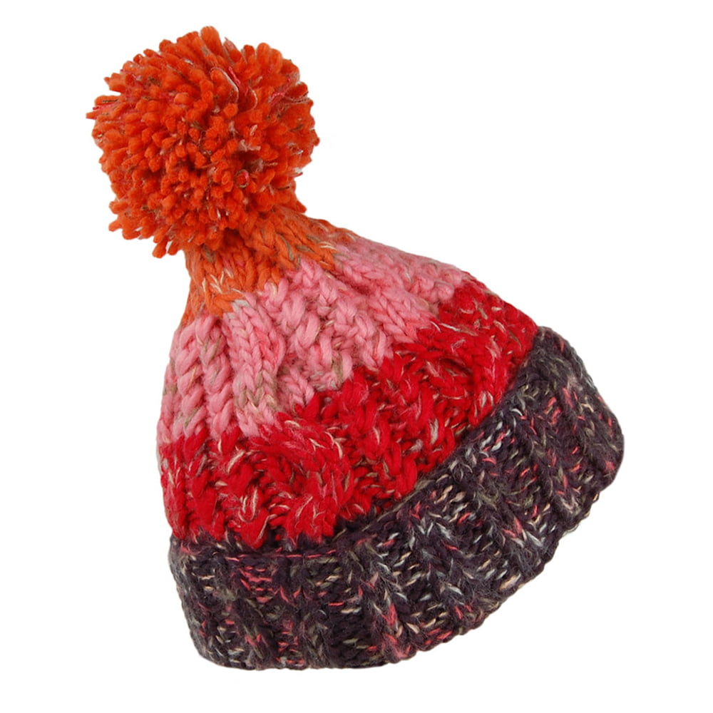 Gorro con pompón Sandy de Barts - Azul Marino-Rojo-Naranja