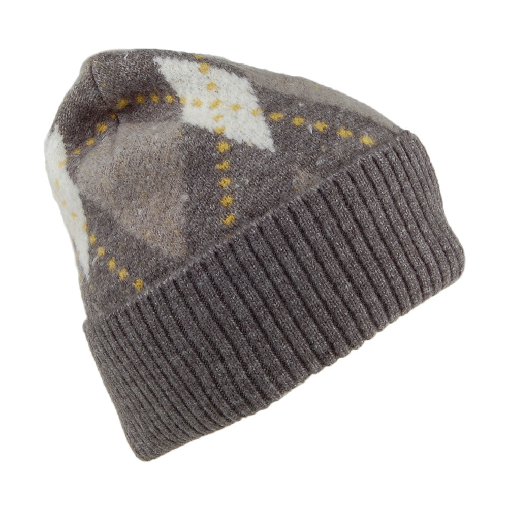 Gorro Beanie Eyvor Argyle de Barts - Gris