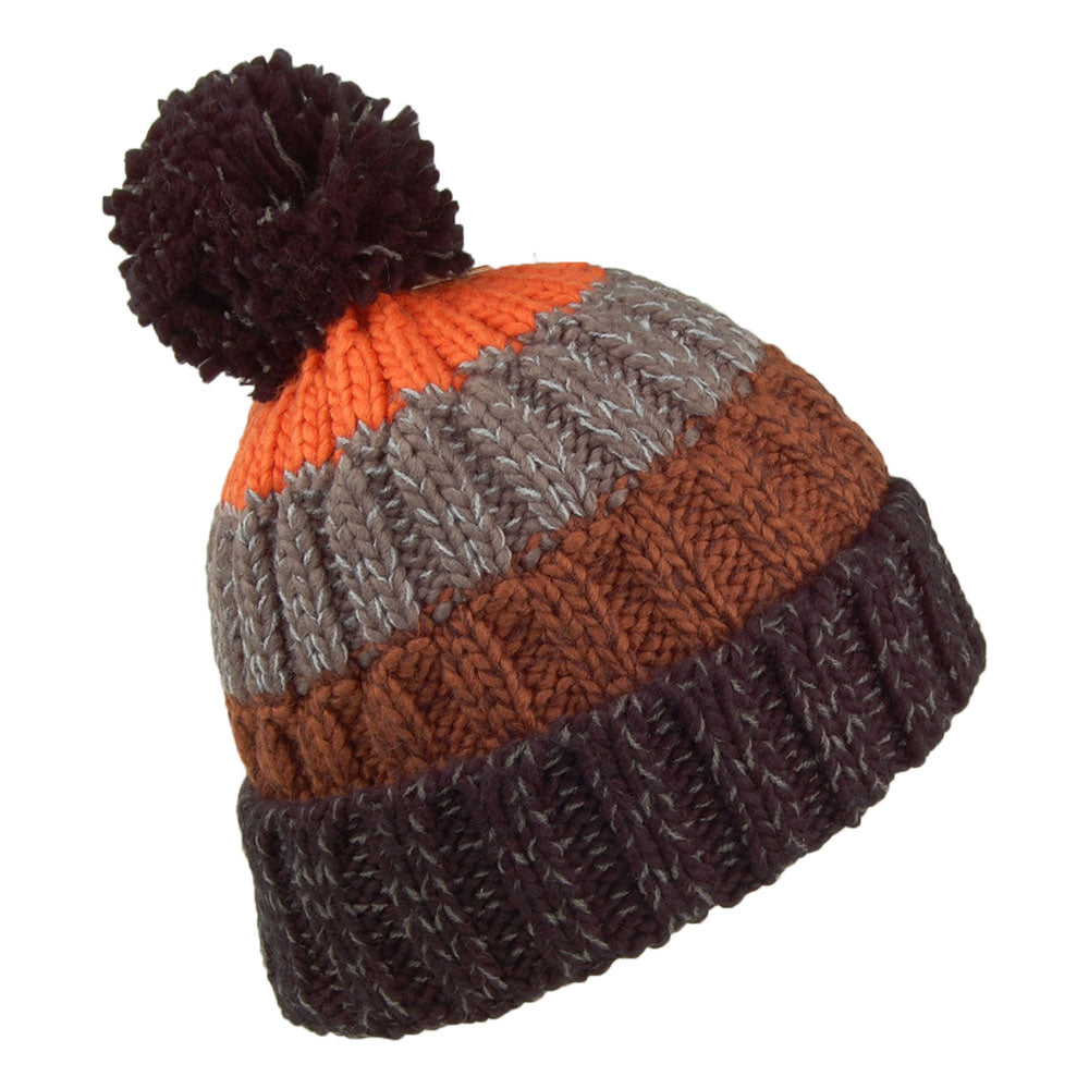 Gorro con pompón Wilhelm de Barts - Negro-Naranja