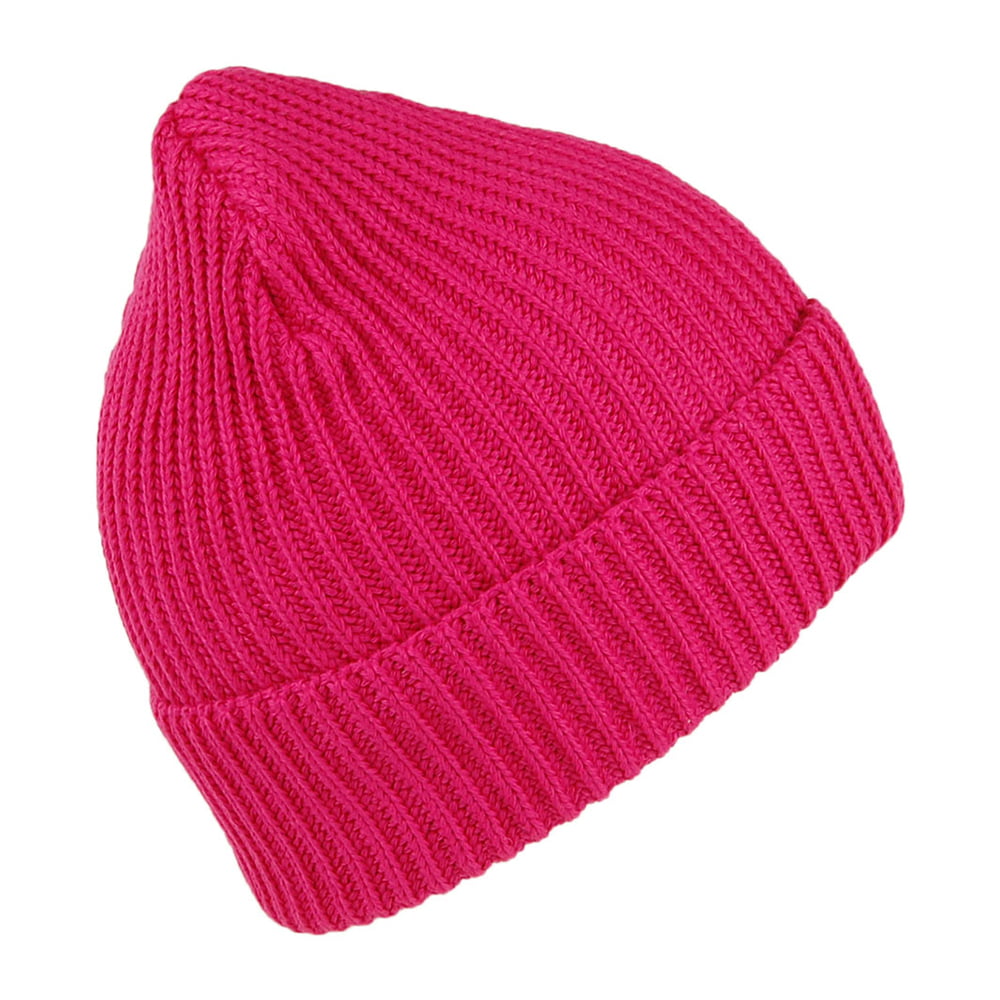 Gorro Beanie Fishermans con vuelta de Patagonia - Rosa