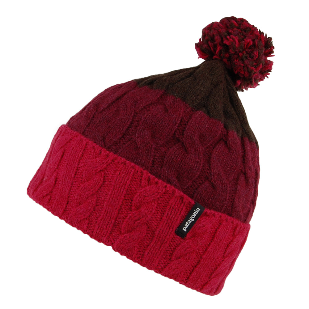 Gorro con pompón de Patagonia - Rosa-Rubí