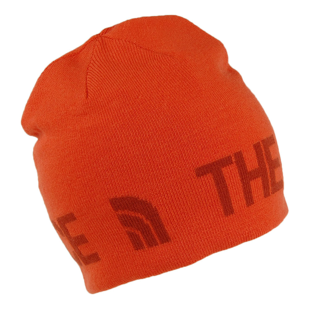 Gorro Beanie TNF Banner reversible de The North Face - Naranja-Rojo