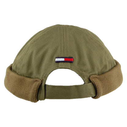 Gorro Beanie Docker TJM de Tommy Hilfiger - Verde Oliva