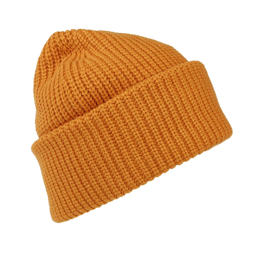 Gorro Beanie Derval con vuelta de Barts - Ocre