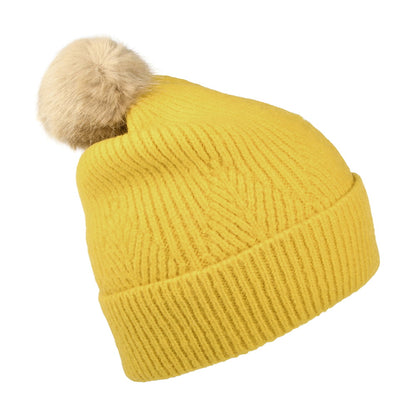 Gorro con pompón Thurley de Joules - Mostaza