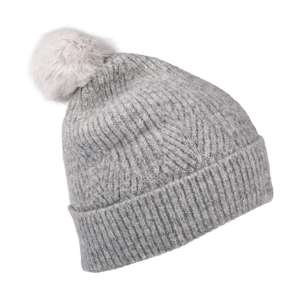 Gorro con pompón Thurley de Joules - Gris Claro