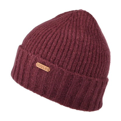 Gorro Beanie Bamburgh II de Joules - Vino