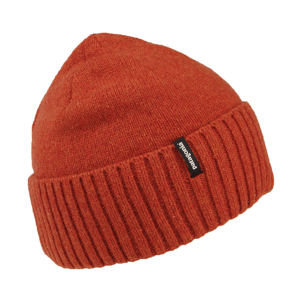 Gorro Beanie Brodeo de lana reciclada de Patagonia - Naranja