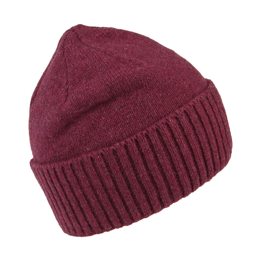 Gorro Beanie Fitz Roy Rambler Brodeo de lana reciclada de Patagonia - Vino