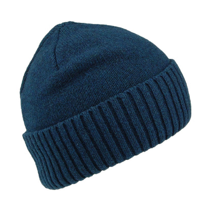 Gorro Beanie Tube View Brodeo de lana reciclada de Patagonia - Azul