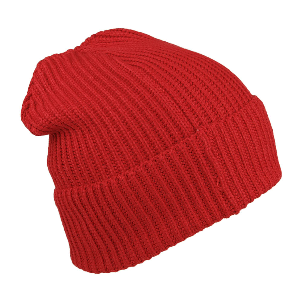 Gorro Beanie Fishermans con vuelta de Patagonia - Rojo