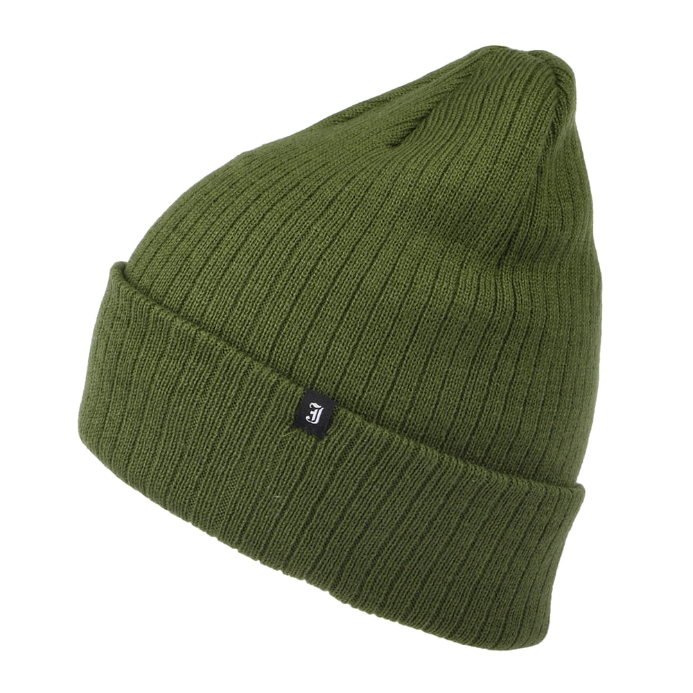 Gorro Beanie Oversized Ribknit de Jaxon & James - Verde Oliva