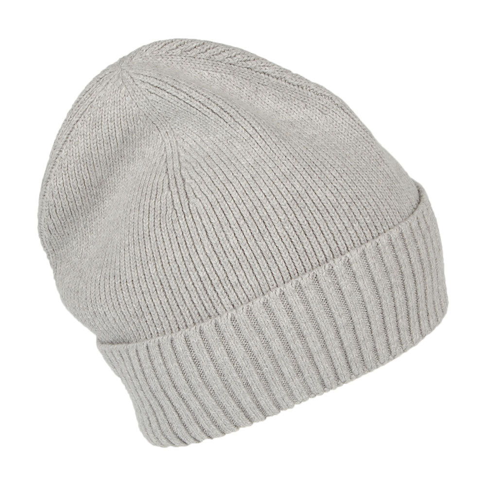 Gorro Beanie Essential Flag de algodón y cachemira de Tommy Hilfiger - Gris Claro