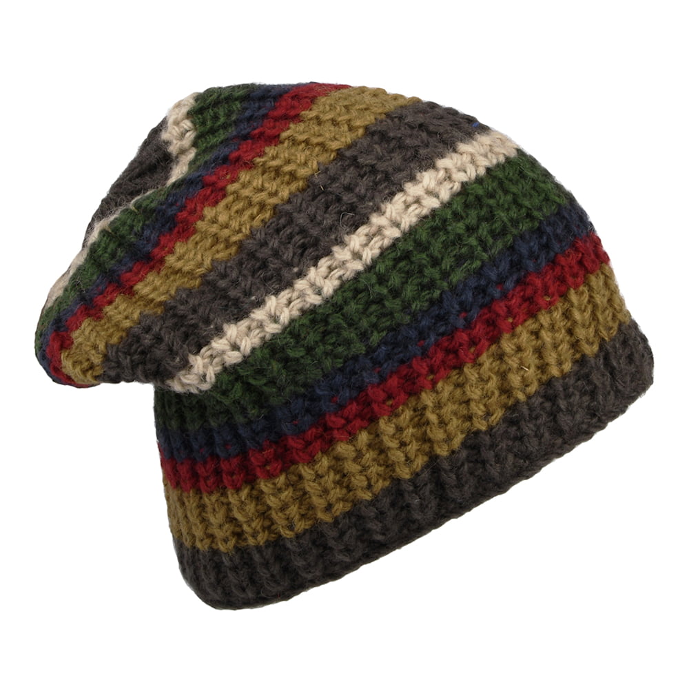 Gorro Beanie Cardi Flexible de Kusan - Kaki-Multi