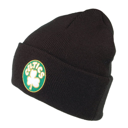 Gorro Beanie NBA Team Logo Cuff Knit Boston Celtics de Mitchell & Ness - Negro