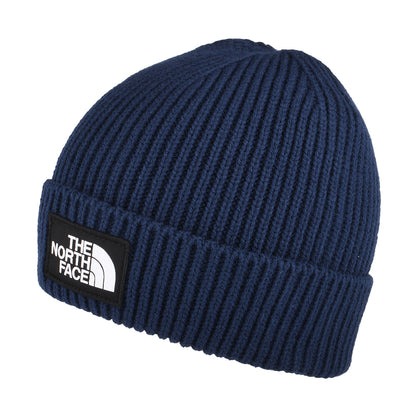 Gorro TNF Logo Box con vuelta de The North Face - Azul Marino