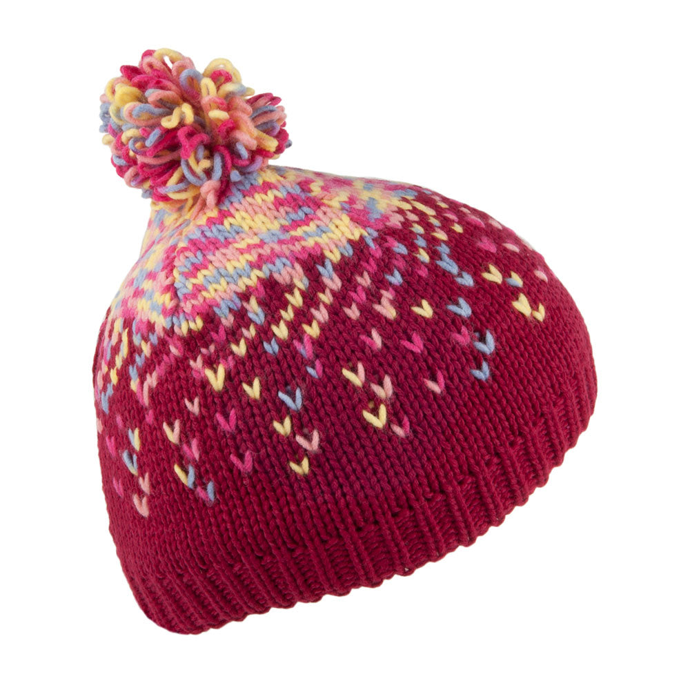 Gorro Beanie niñas Siberian Sky de Columbia - Rosa-Burdeos