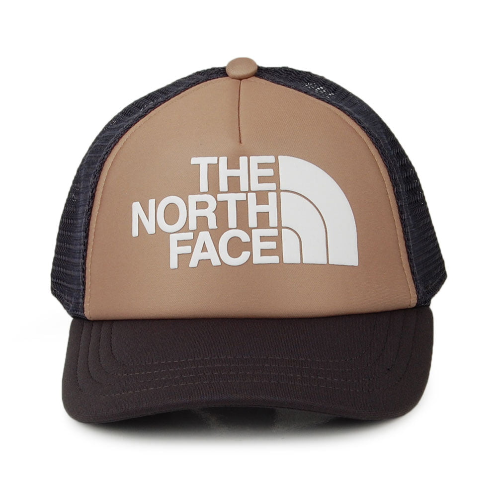 Gorra Trucker niños Logo de The North Face - Camel-Gris