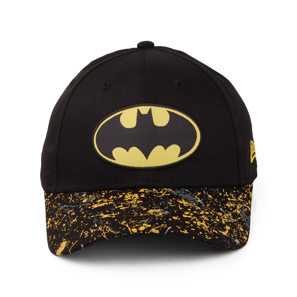 Gorra de béisbol niños 9FORTY Character Paint Splatter Batman de New Era - Negro