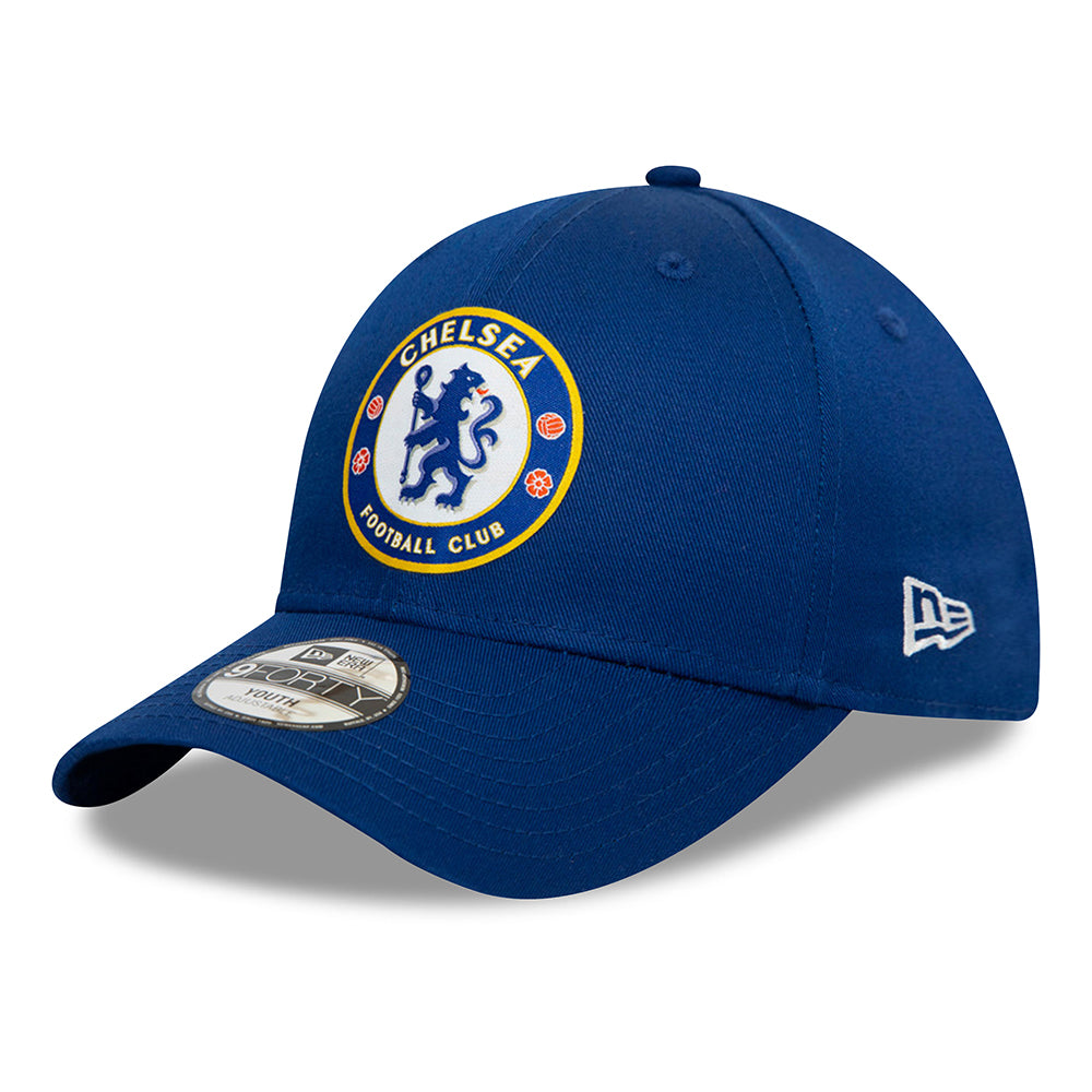 Gorra de béisbol niños 9FORTY Core Lion Crest Chelsea FC de New Era - Azul