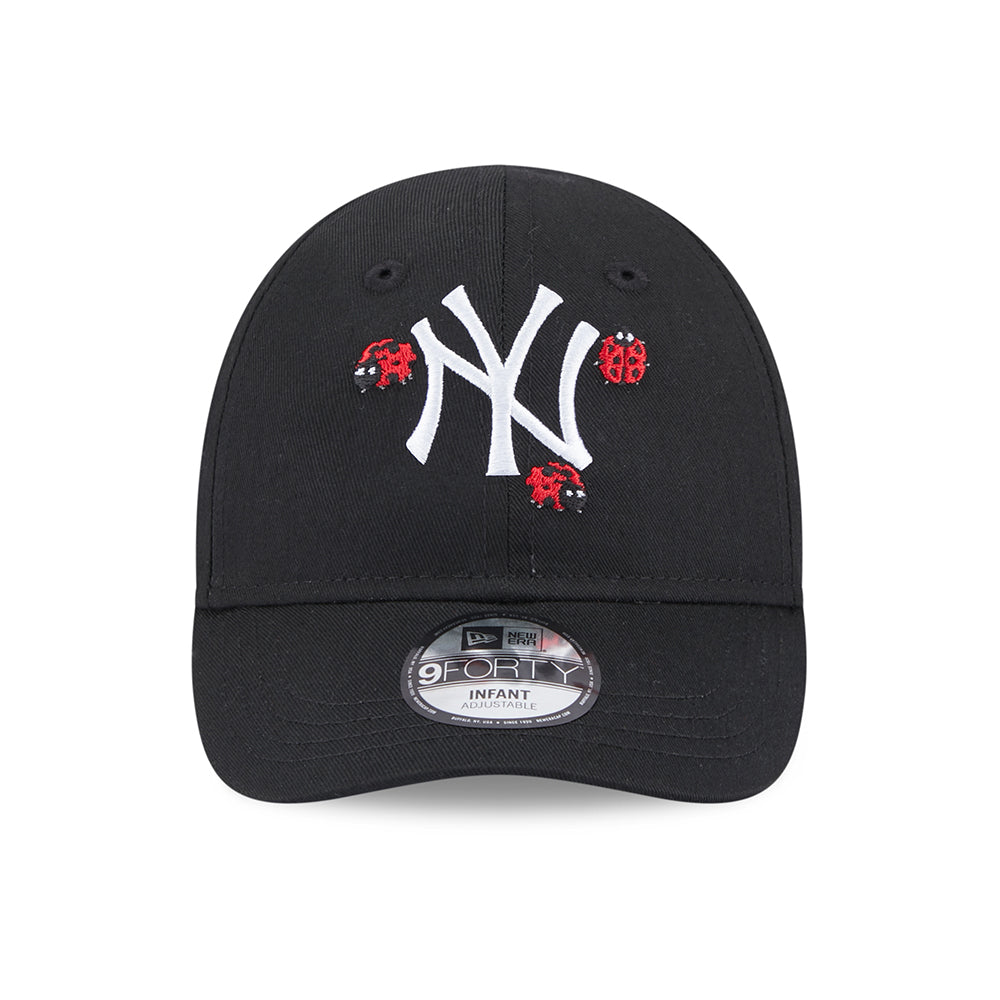 Gorra de béisbol bebé 9FORTY MLB Outdoor New York Yankees de New Era - Negro-Blanco