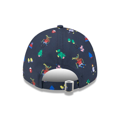 Gorra de béisbol niños 9FORTY MLB Festive AOP New York Yankees de New Era - Azul Marino-Blanco