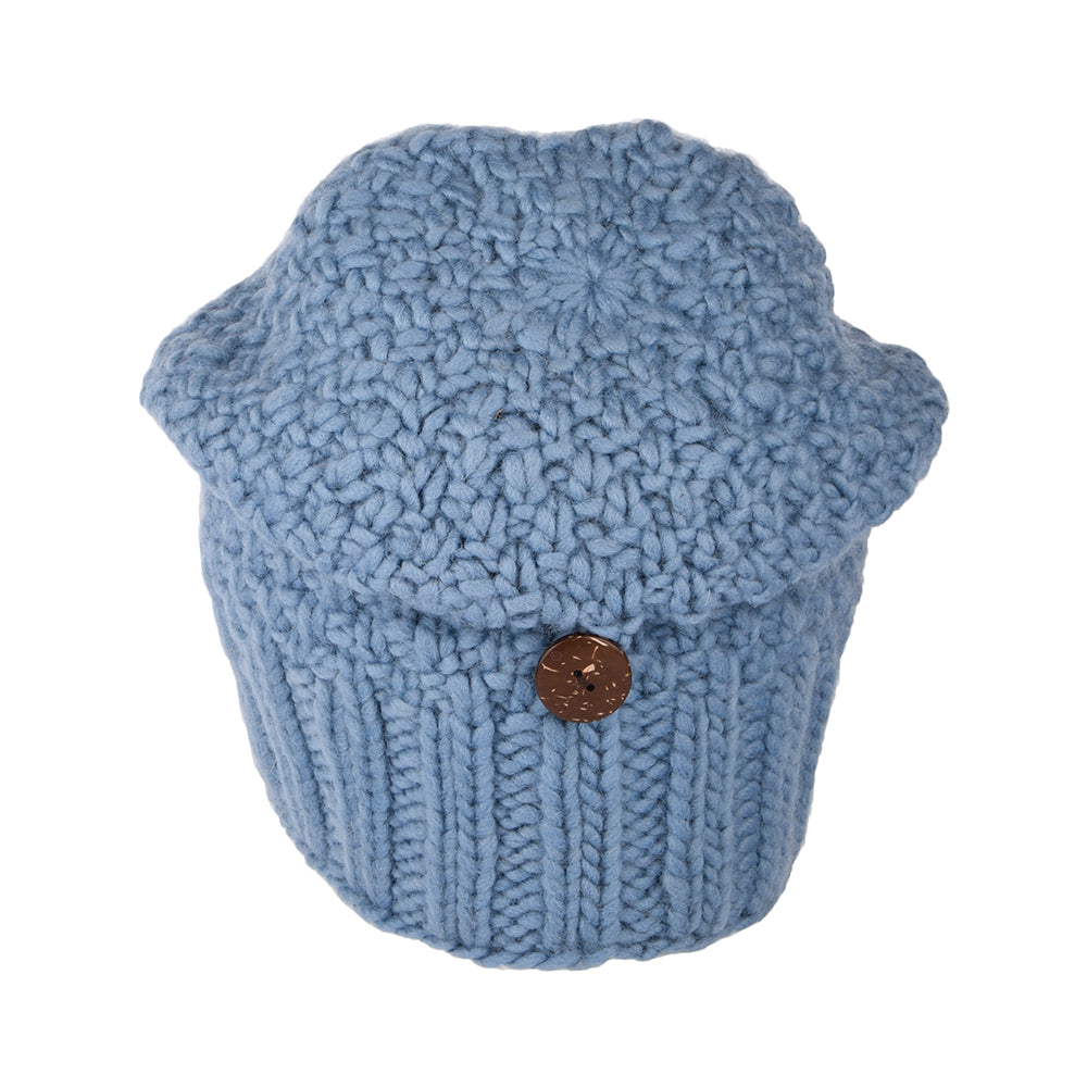 Gorro Beanie Button Down de Kusan - Azul Cielo