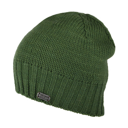 Gorro Beanie de lana merino de Kusan - Verde